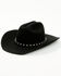 Image #1 - Wrangler Women's Rhinestone Wool Cowboy Hat, Black, hi-res