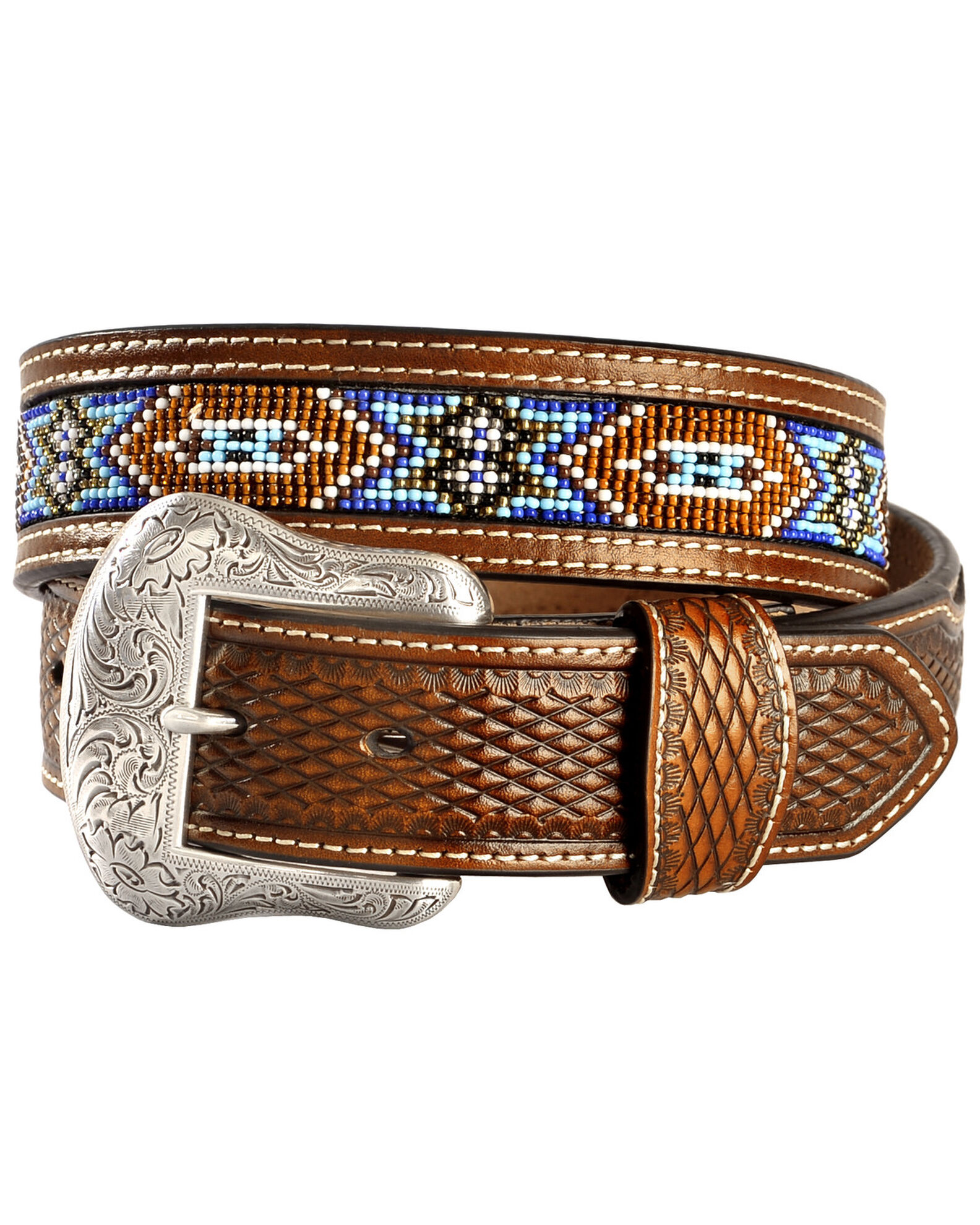 Mens beaded western on sale belts