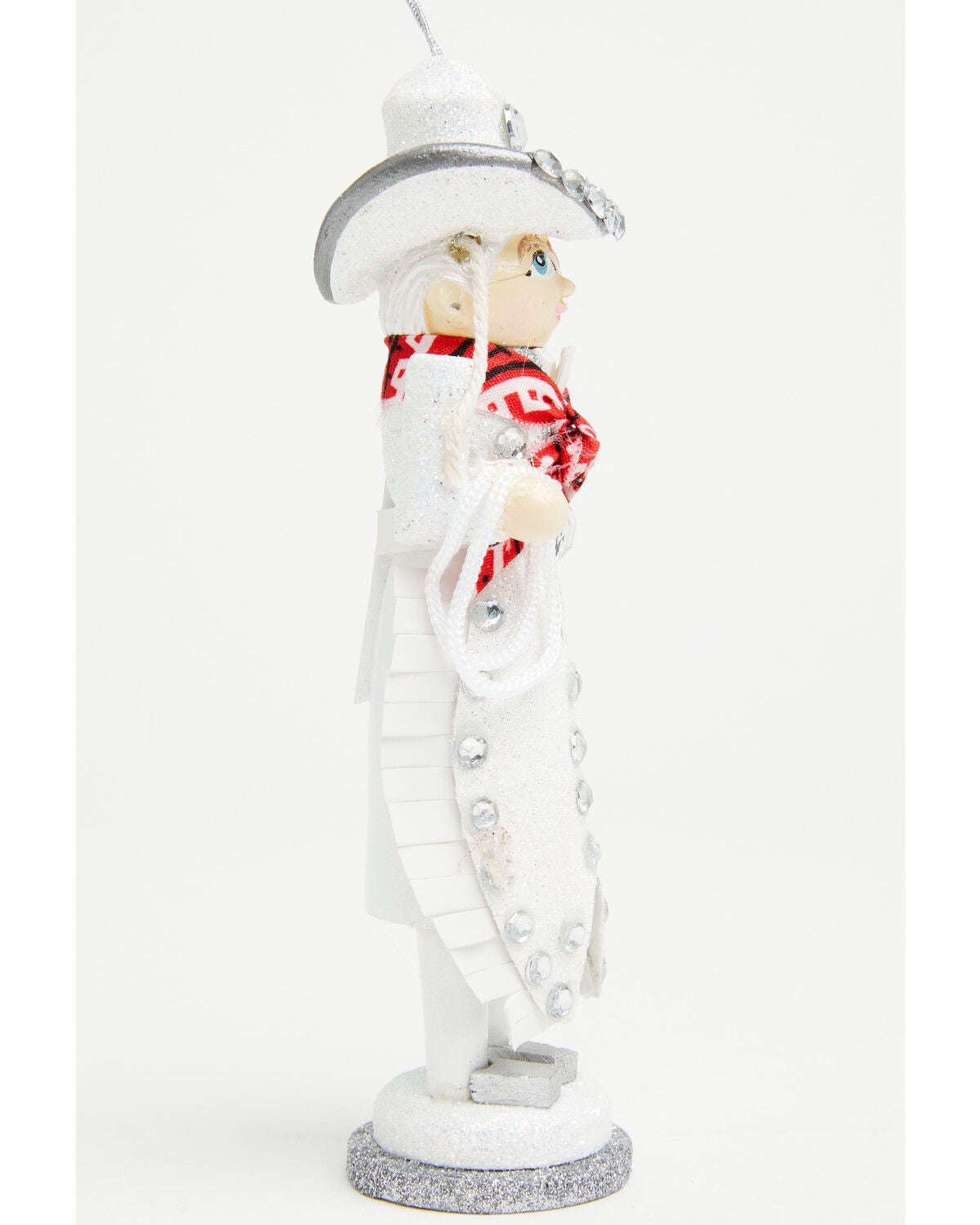 Image #2 - Kurt Adler Hollywood Rhinestone Cowgirl Nutcracker Ornament, Multi, hi-res
