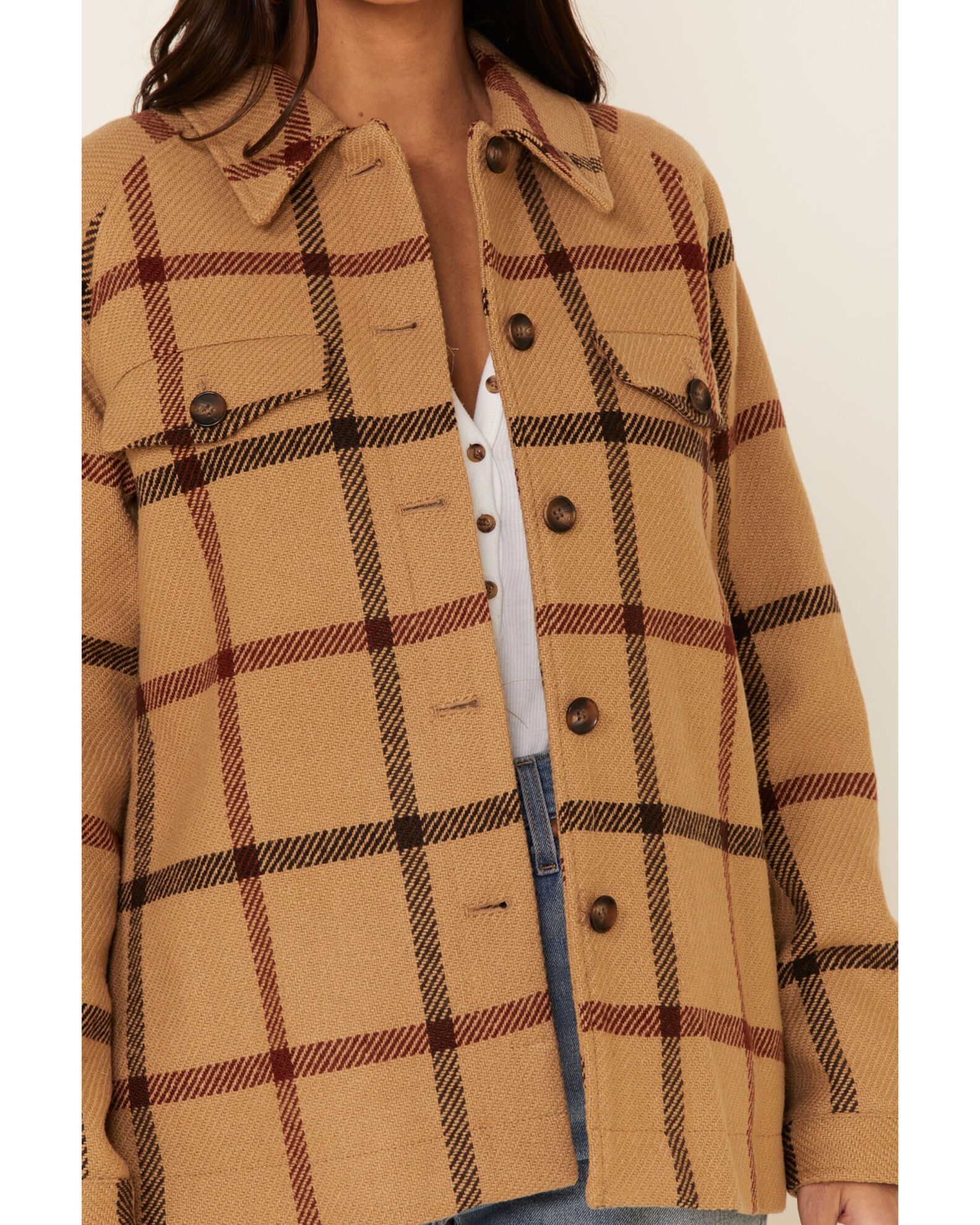Women's windowpane jacket best sale