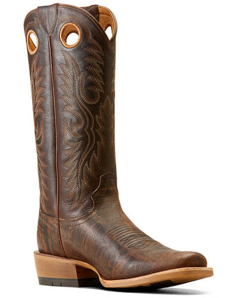Image #1 - Ariat Men's Ringer Western Boots - Square Toe , Brown, hi-res
