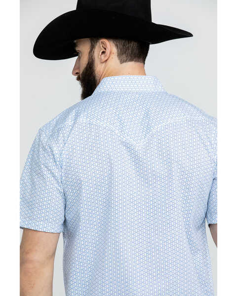 Image #4 - Cody James Men's Arrow Dot Geo Print Short Sleeve Western Shirt , , hi-res