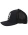 Image #4 - Hooey Boys' Cheyenne FlexFit Trucker Cap, Black, hi-res