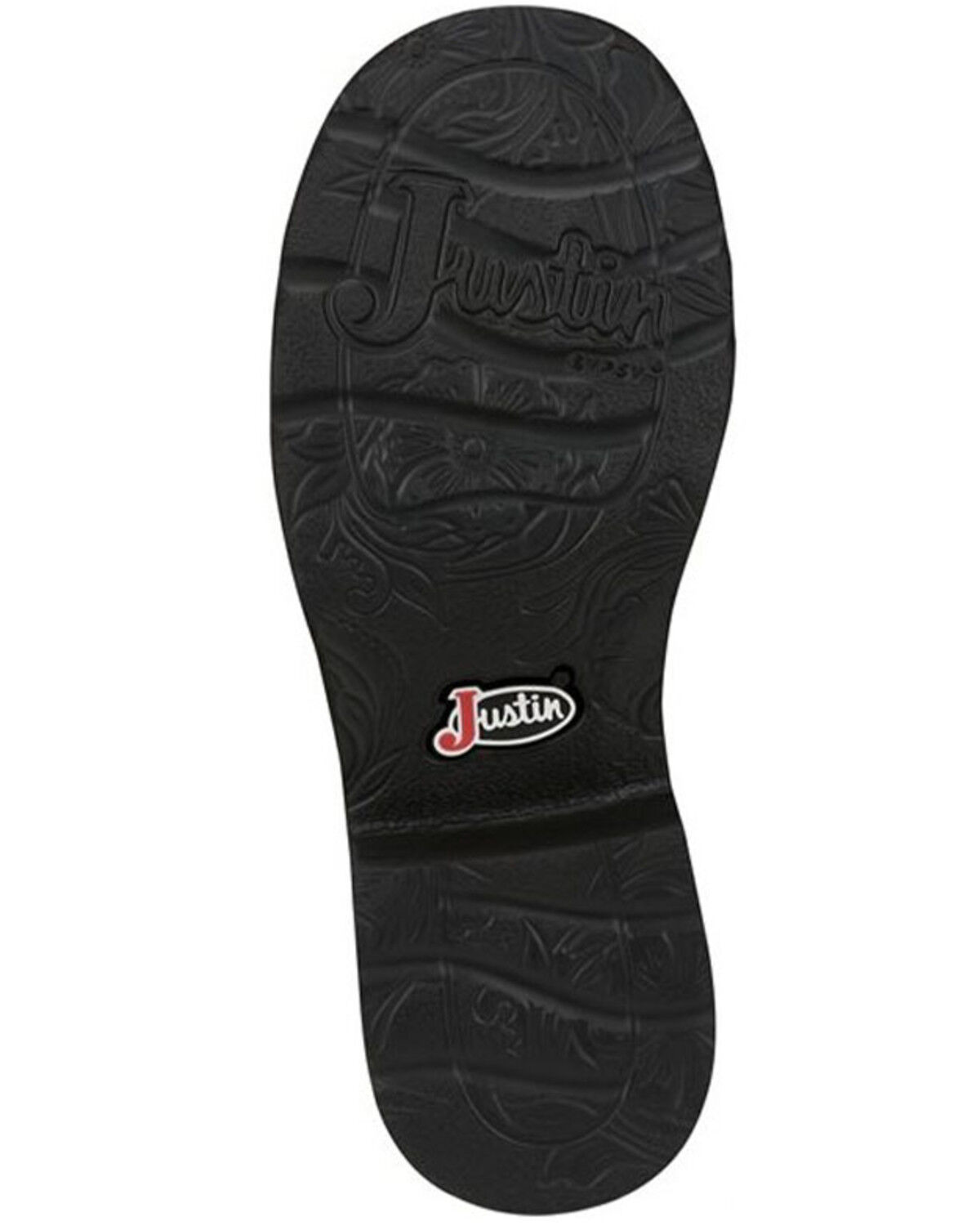 Image #7 - Justin Women's Inji Western Boots - Round Toe, Distressed Brown, hi-res