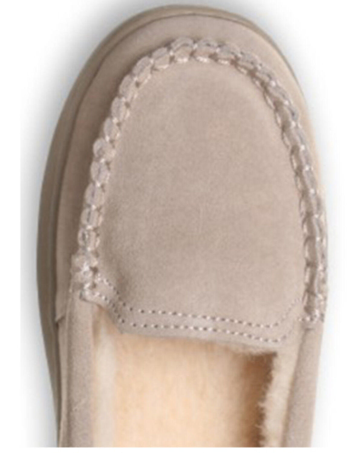 Image #6 - Bearpaw Women's Angel Moccasins, Light Grey, hi-res