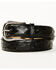 Image #1 - Cody James Black 1978® Men's Dawson Exotic Full Quill Ostrich Leather Belt, Black, hi-res