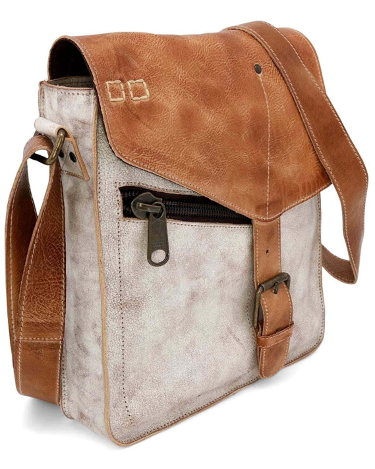 Image #3 - Bed Stu Women's Venice Beach Nectar Lux Rustic Crossbody Bag, Tan, hi-res