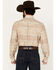 Image #4 - Roper Men's West Made Southwestern Print Long Sleeve Pearl Snap Western Shirt, Tan, hi-res