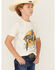 Image #2 - Rock & Roll Denim Boys' Bronco Short Sleeve Graphic Tee, Cream, hi-res