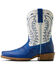 Image #2 - Ariat Women's Salina Performance Western Boots - Square Toe, Blue/white, hi-res