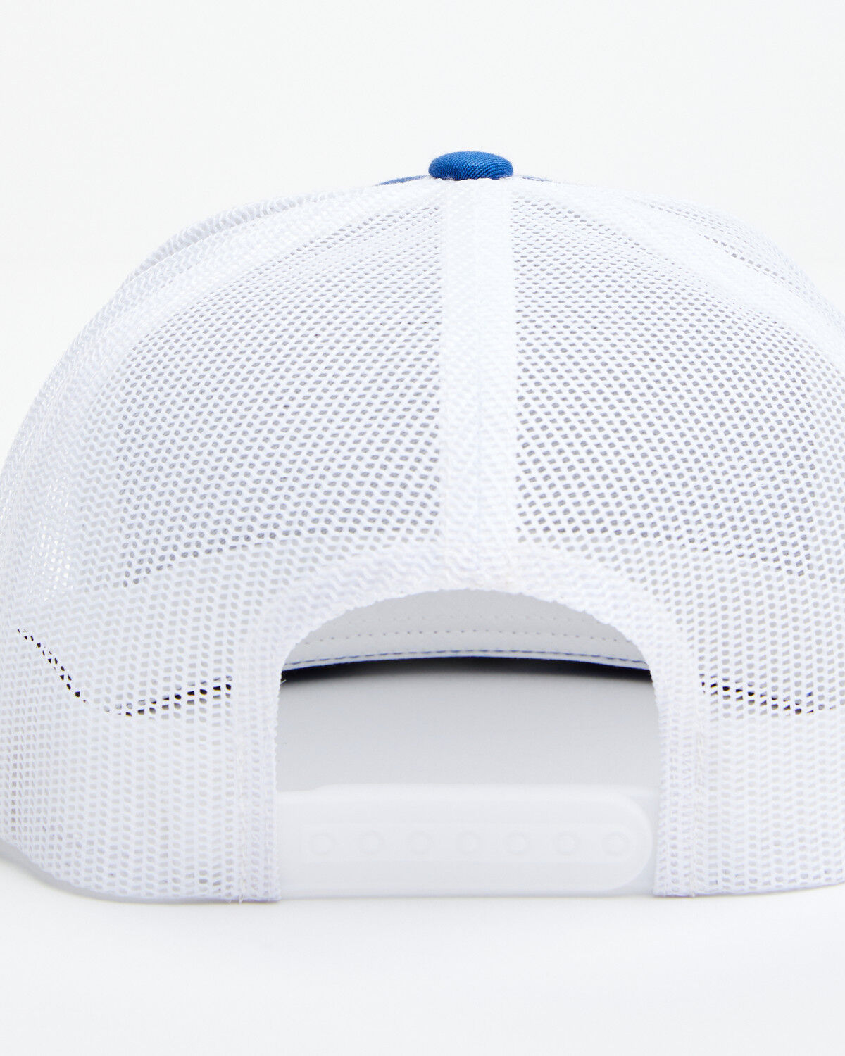 Image #3 - Lazy J Ranch Men's Cattle Headquarters Logo Patch Mesh-Back Ball Cap, Blue, hi-res