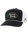 Image #1 - Hooey Men's Cactus Ropes Trucker Cap, Black/white, hi-res