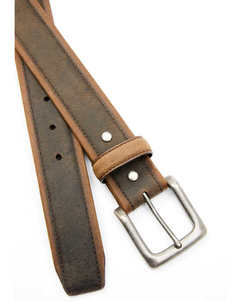 Image #2 - Hawx Men's Brown Heavy Duty Stitch Work Belt, Brown, hi-res