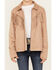 Image #3 - Shyanne Girls' Faux Suede Fringe Jacket, Tan, hi-res