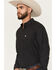 Image #2 - Ariat Men's Seymour Geo Print Long Sleeve Button-Down Western Shirt, Black, hi-res