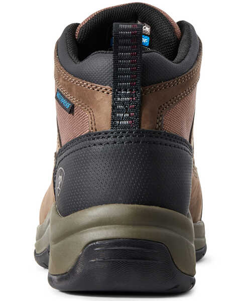 Image #3 - Ariat Women's Telluride Waterproof Work Boots - Composite Toe, Brown, hi-res