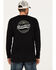 Image #2 - Moonshine Spirit Men's Round Logo Graphic Long Sleeve T-Shirt, Black, hi-res
