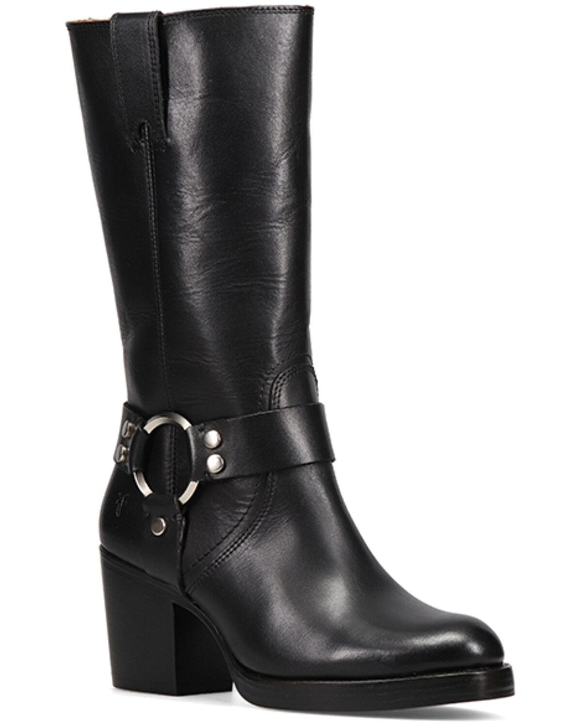 Image #1 - Frye Women's Jean Harness Fashion Boots - Round Toe, Black, hi-res