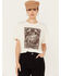 Image #1 - White Crow Women's Run Wild Short Sleeve Graphic Tee, Ivory, hi-res