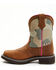 Image #3 - Shyanne Women's Jagger Camo Shaft Leather Western Boots - Wide Round Toe, Camouflage, hi-res
