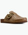 Image #1 - Ariat Women's Floral Embossed Country Mules, Brown, hi-res