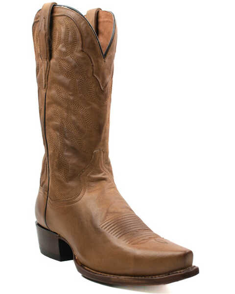 Image #1 - Dan Post Men's 13" Calico Western Boots - Snip Toe, Brown, hi-res