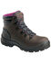 Image #1 - Avenger Women's Builder Mid 6" Lace-Up Waterproof Hiking Work Boot - Steel Toe, Brown, hi-res
