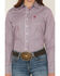 Image #3 - Cinch Women's Striped Print Long Sleeve Button-Down Shirt, Purple, hi-res