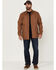 Image #2 - Cody James Men's FR Duck Line Work Snap Shirt Jacket, Camel, hi-res