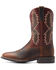 Image #2 - Ariat Men's Pay Window Bartop Western Performance Boots - Broad Square Toe, Brown, hi-res