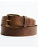 Image #1 - Hawx Men's Comfort Stretch Leather Belt, Brown, hi-res