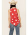 Image #4 - Wrangler Retro Women's Star Bandana Hem Tank, Red, hi-res