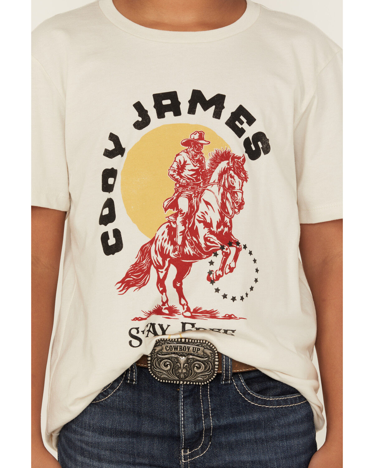 Image #3 - Cody James Boys' Stay Free Short Sleeve Graphic T-Shirt, Cream, hi-res