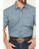 Image #3 - RANK 45® Men's River Rangers Southwestern Print Short Sleeve Snap Western Shirt, Navy, hi-res