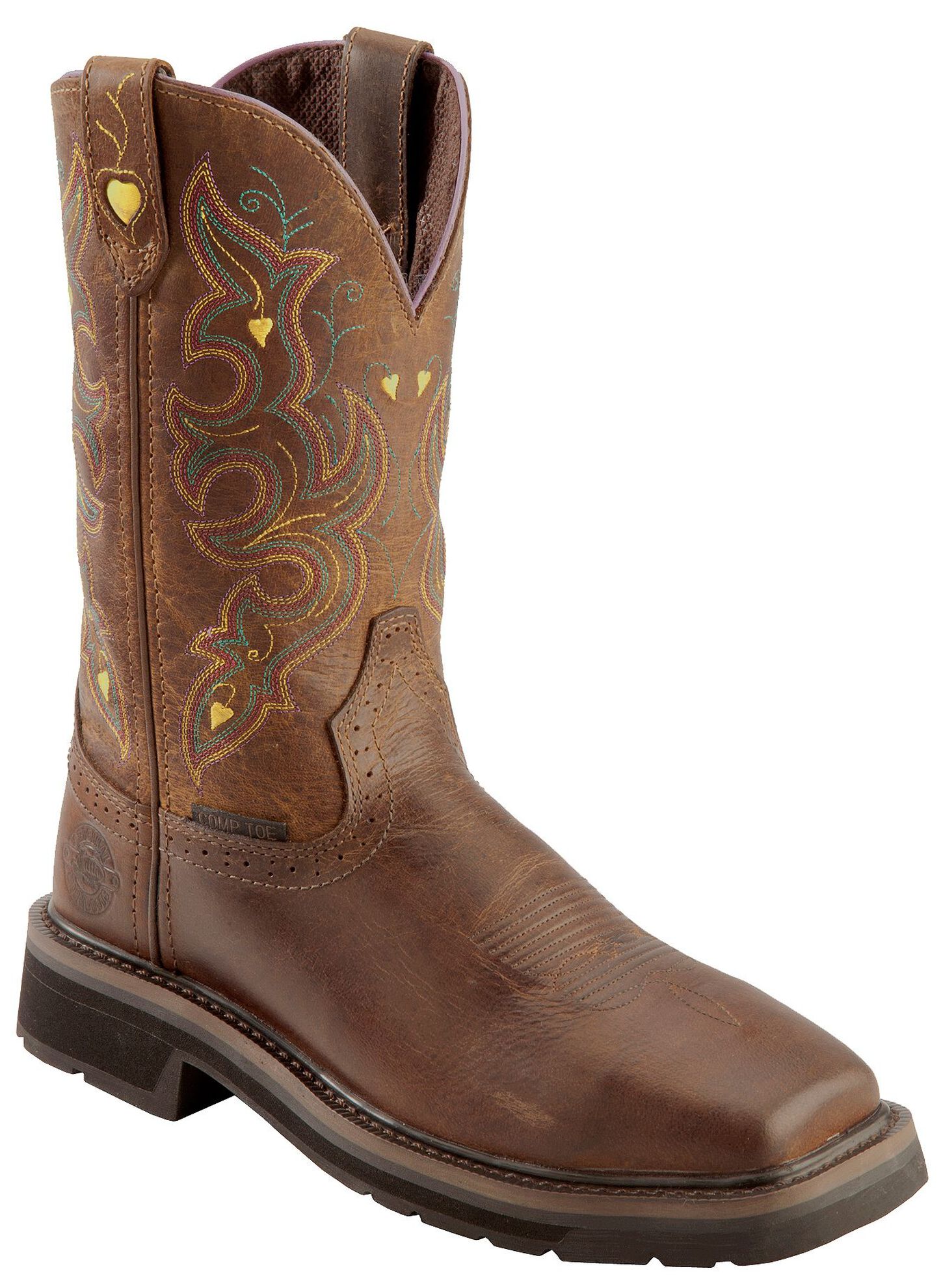 Women's justin composite toe boots hotsell