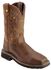 Image #1 - Justin Women's Sunney Pull On EH Work Boots - Composite Toe, Rugged, hi-res