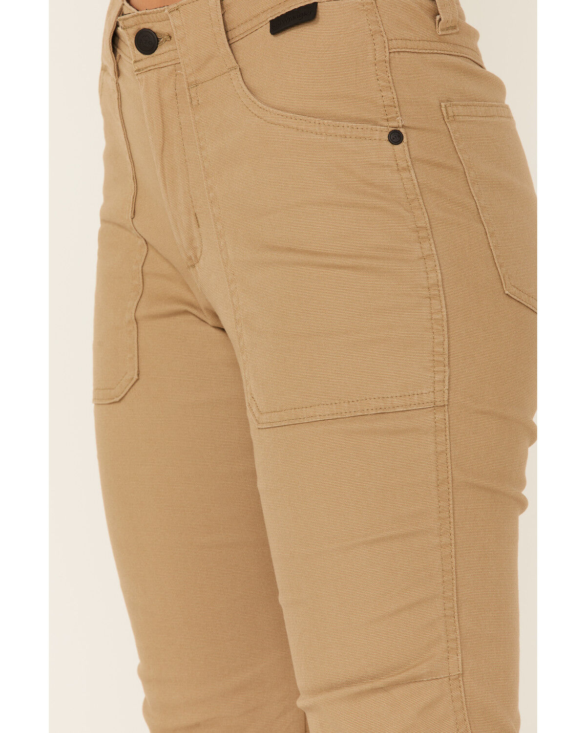 Image #2 - Wrangler Women's Canvas Pants, Beige, hi-res