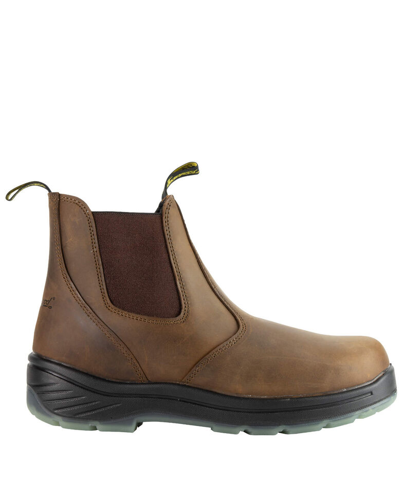 Thorogood Men's Thoro-Flex 6" Quick Release Work Boots - Composite Toe, Brown, hi-res