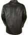 Image #3 - Milwaukee Leather Men's Black Club Style Shirt Jacket - Big 5X , Black, hi-res
