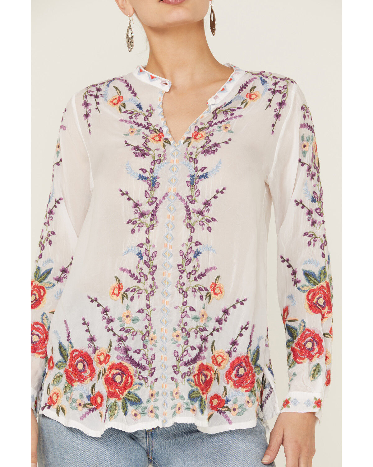 zuri embroidered blouse – shop zoco