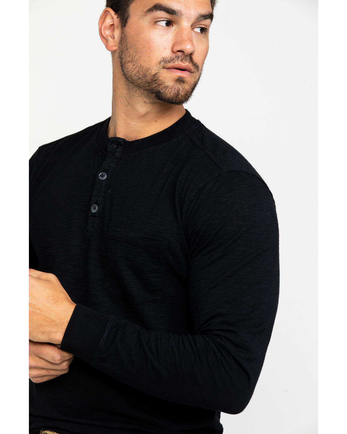 Image #4 - Moonshine Spirit Men's Tacoma Distressed Wash Pullover Long Sleeve Shirt , , hi-res