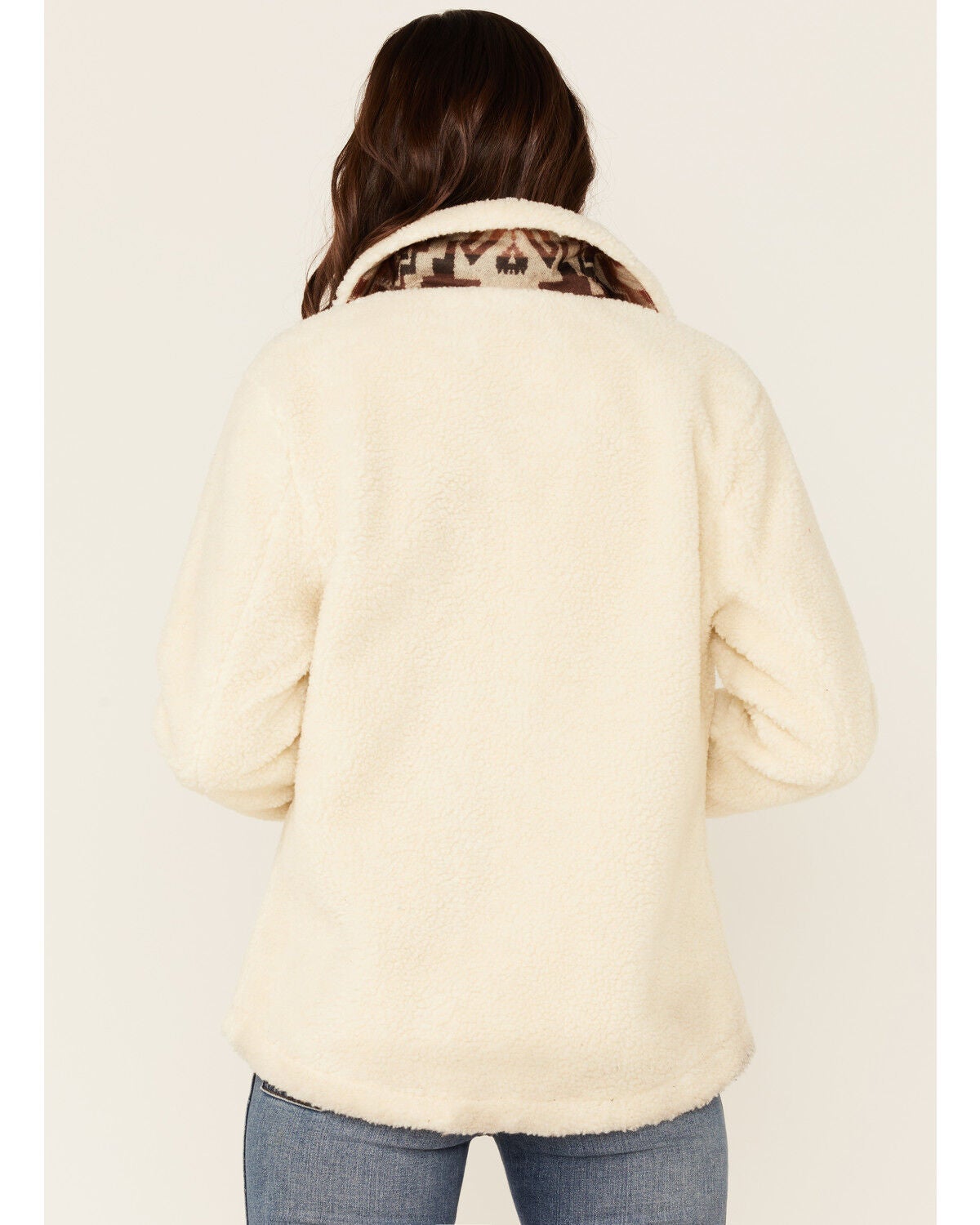 Image #3 - Pendleton Women's Natural Larkspur Fleece Jacket, , hi-res