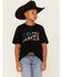 Image #2 - Cody James Boys' Americana Logo Short Sleeve Graphic T-Shirt , Black, hi-res