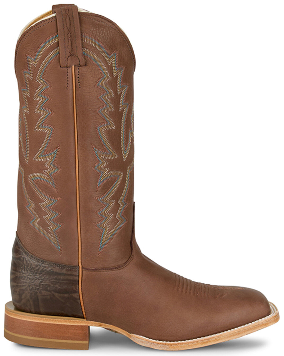 Image #2 - Justin Men's Boston Western Boots - Square Toe, Brown, hi-res