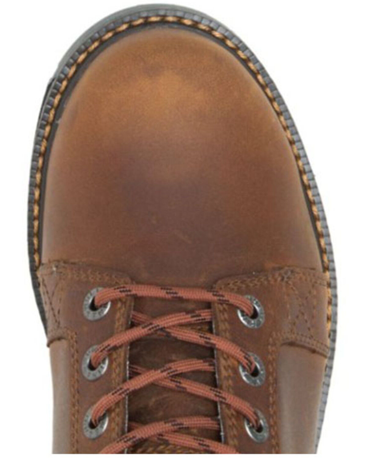 Image #4 - Wolverine Men's Brown Hellcat Waterproof Work Boots - Soft Toe, Brown, hi-res