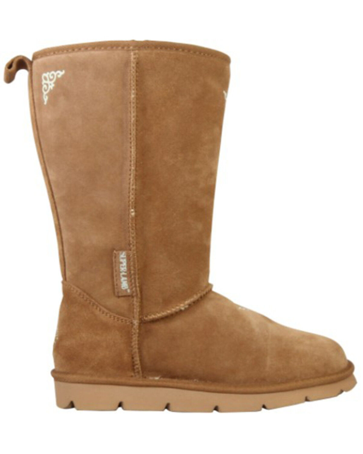 Image #1 - Superlamb Women's Argali Suede Leather Pull On Casual Boots - Round Toe, , hi-res