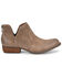 Image #1 - Born Women's Distressed Taupe Kerri Full-Grain Fashion Bootie - Round Toe, Taupe, hi-res
