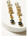Ink + Alloy Clear to Smoke Ombre-Style Five-Tier Crystal Earrings, Multi, hi-res