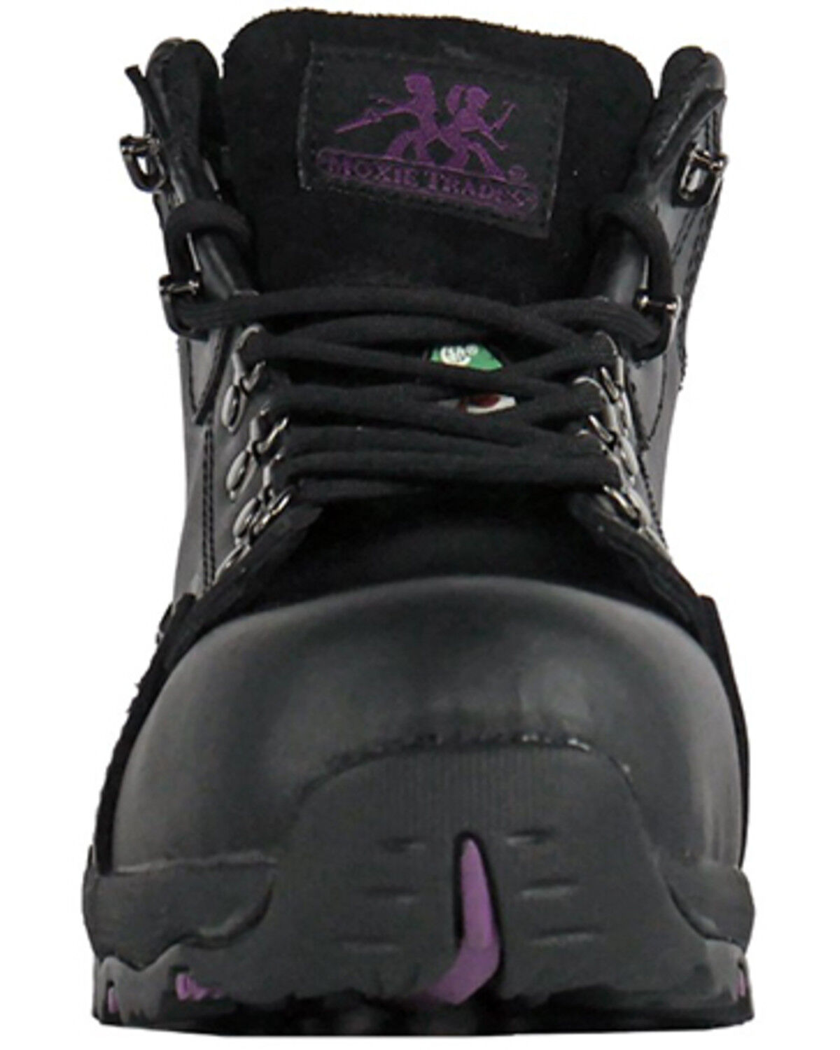 Image #4 - Moxie Trades Women's 4" Vegas Waterproof Work Boots - Aluminum Toe, Black, hi-res