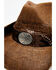 Image #3 - Shyanne Women's Brown Shane Raffia Straw Western Hat, Brown, hi-res